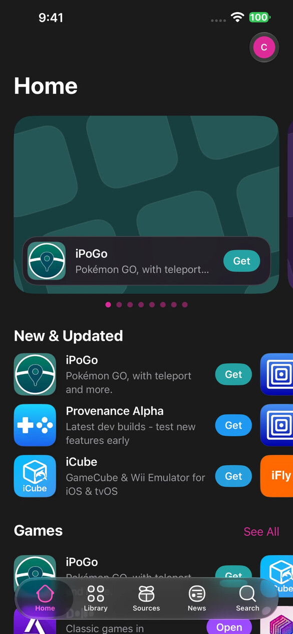 Zeus screenshot 1